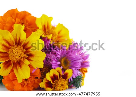 bouquet of autumn flowers