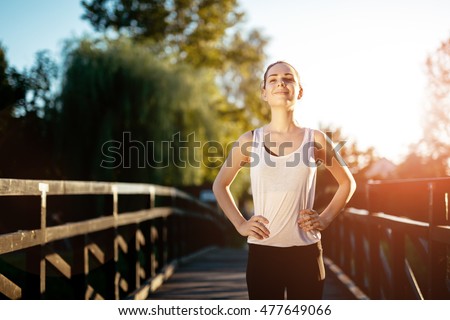 Sporty woman living a healthy life Royalty-Free Stock Photo #477649066