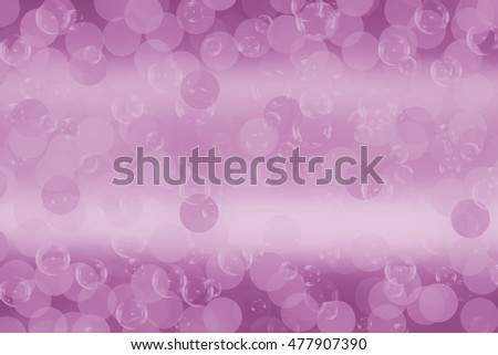 Abstract Bokeh with buuble background.
