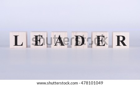 Leader Word cubes photo