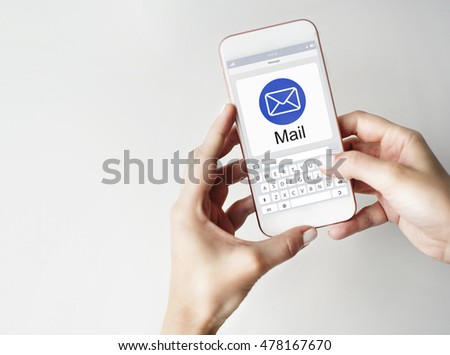 E-Mail Digital Application Webpage Concept