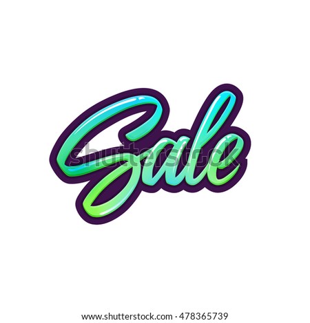Sale sticker. Vector Illustration 