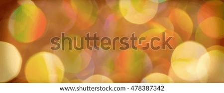   Panorama blur defocus abstract  candle background