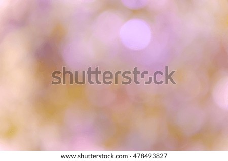 Violet purple bokeh out of focus background from nature forest