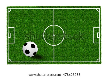 Football field or soccer field texture background.