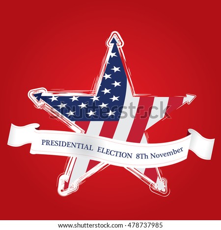 United states of America Election day, Vector illustration