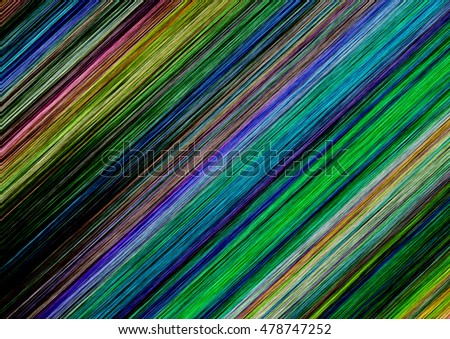 Abstract original background assembled from colored dashes and strips directed under 
