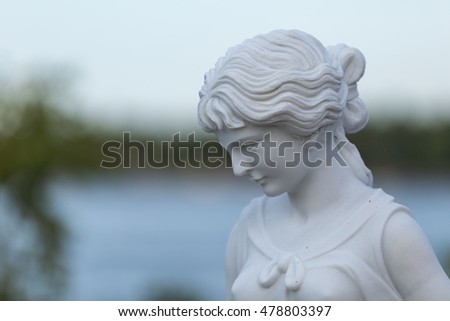 Statue of a feminine female