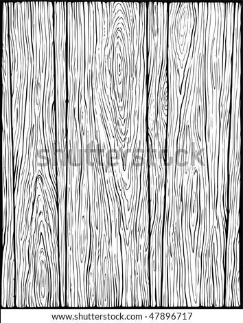 Wood Texture - Old Style - Black & White