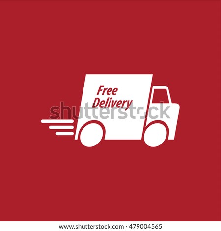 Free Delivery icon . Vector illustration