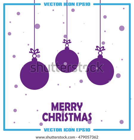 toy, christmas greeting vector illustration EPS 10.