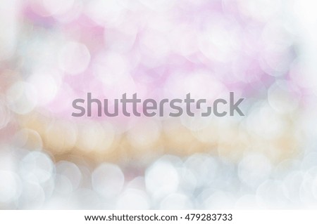 Blurred background with bokeh lights