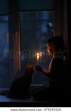girl,cat,window Royalty-Free Stock Photo #479295424