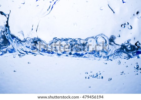 water wave and air bubbles background.