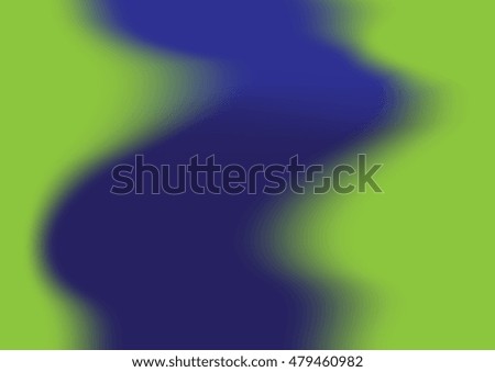 Colorful smooth curve blue and green vector texture.Beautiful abstract elegant futuristic background.