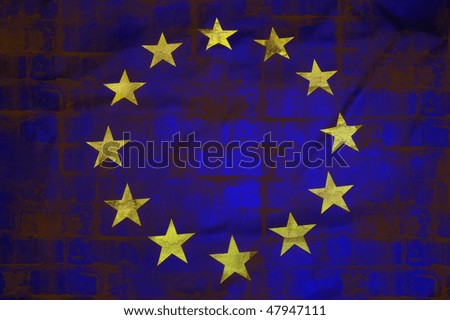 European Union Flag.Grange