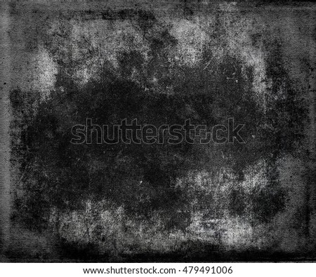 Old Fabric Background. Black Grunge Abstract Texture 