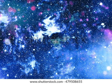 Starry outer space. Unusual beautiful space, starry sky
