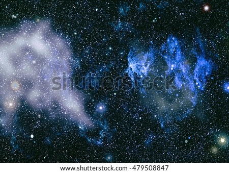 Starry outer space. Unusual beautiful space, starry sky