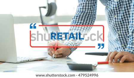 BUSINESS WORKING OFFICE BUSINESSMAN RETAIL CONCEPT
