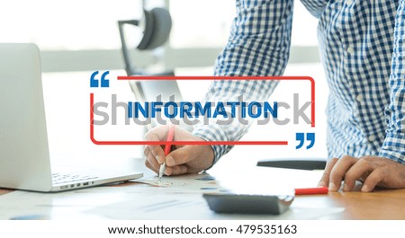 BUSINESS WORKING OFFICE BUSINESSMAN INFORMATION CONCEPT