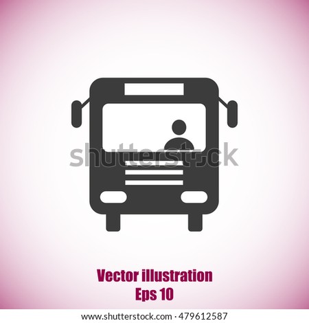 Bus vector icon