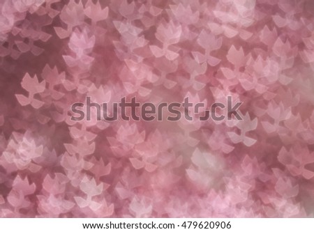 Photo of flower bokeh light as background. Blurred background.