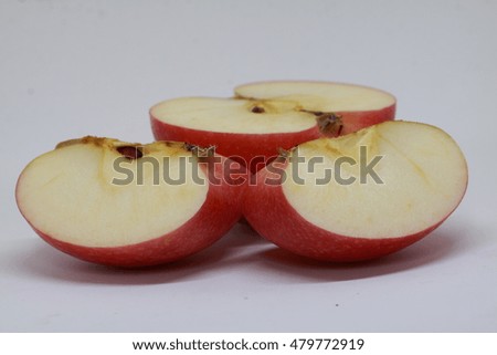 Collection apple slices