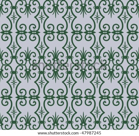 Seamless old style ornamental background