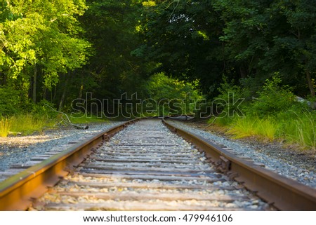 Railroad. Thompson Park, New Jersey