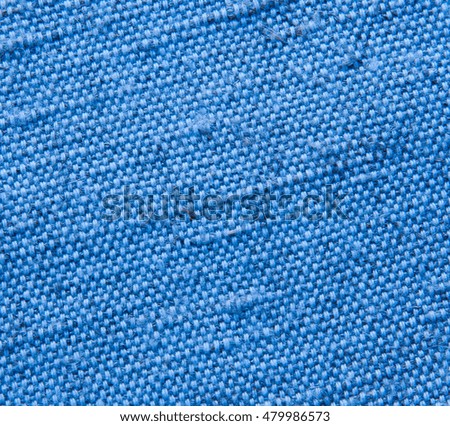 Fabric from flax blue