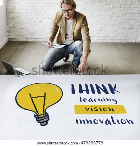 Creative Think Invention Inspiration Concept