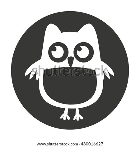 cute bird silhouette isolated icon vector illustration design