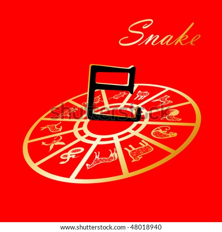Chinese horoscope. Snake