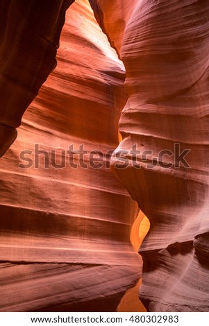 Lower Antelope Canyon, Page, Arizona, USA.

