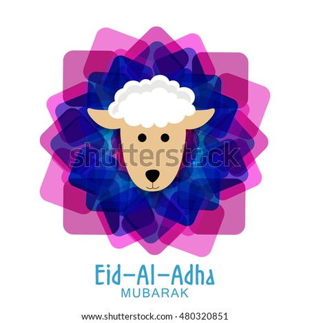 Eid-al-adha festival background with sheep Royalty-Free Stock Photo #480320851
