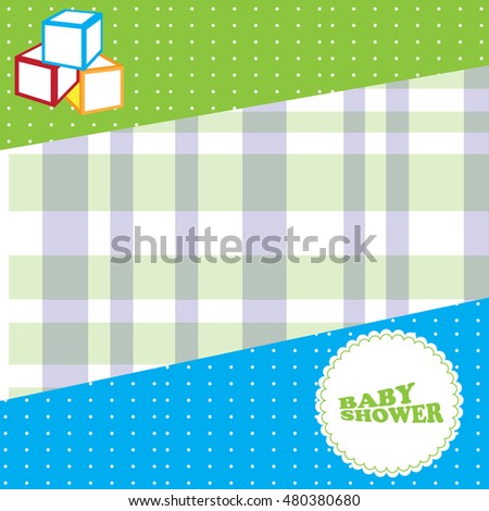 Baby shower graphic design, Vector illustration