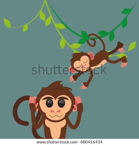 jungle monkeys cartoon 