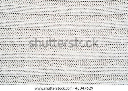 Close-up of knitted wool texture