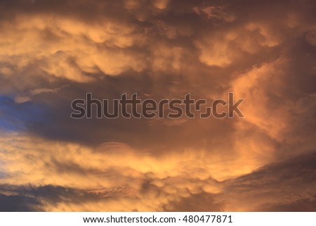 Beautiful sky , Sunset Sky Background , Colorful sky in twilight time background