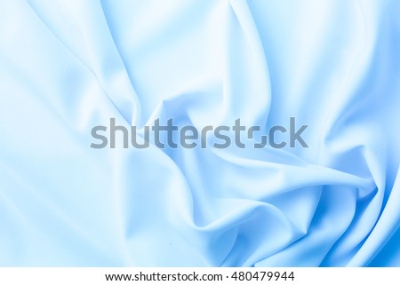 blue fabric texture background ,wavy fabric