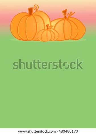 Pumpkins - Writing Space