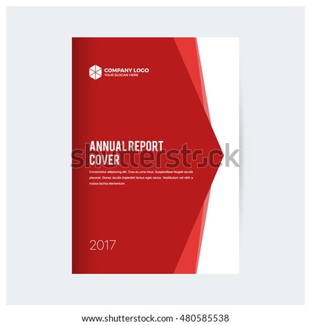 Red business multipurpose annual report brochure flyer design template vector, Leaflet cover presentation abstract geometric background, modern publication poster magazine, layout in A4 and A3 size