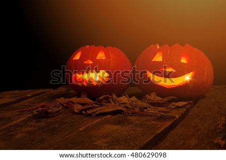 Crazy Halloween pumpkins