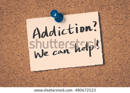 Addiction? We can help! Royalty-Free Stock Photo #480672523