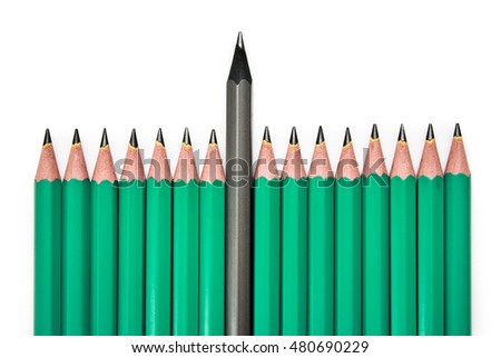 Leadership - the concept of pencils