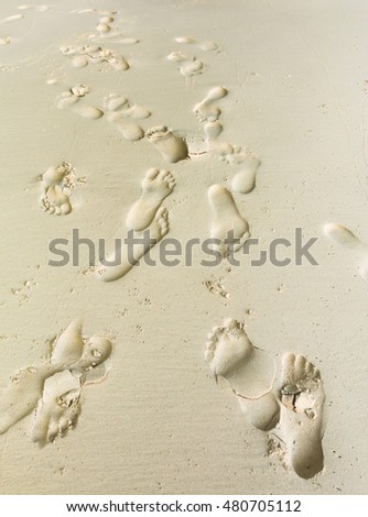 Convex Footprints on the Sand.
