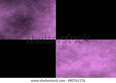 Black background with two pink rectangles across