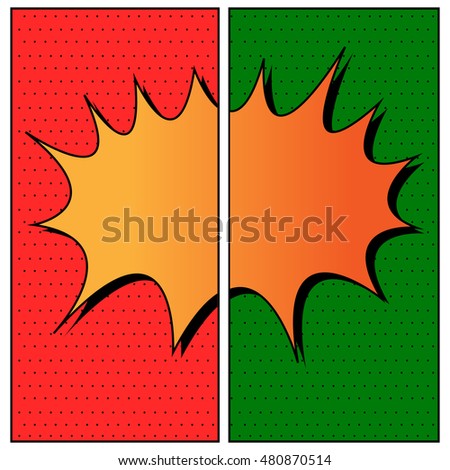 Isolated Comic pop art expression, Vector illustration