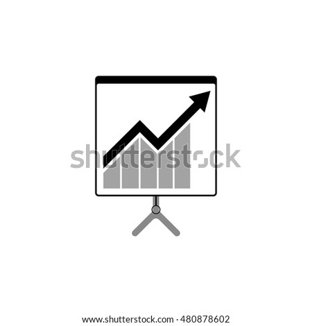 Isolated business icon on a white background, Vector illustration
